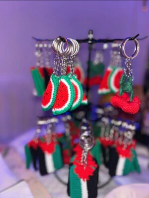 Palestijnse Watermeloen Sleutelhanger