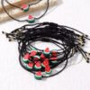 Zwarte watermeloen armband