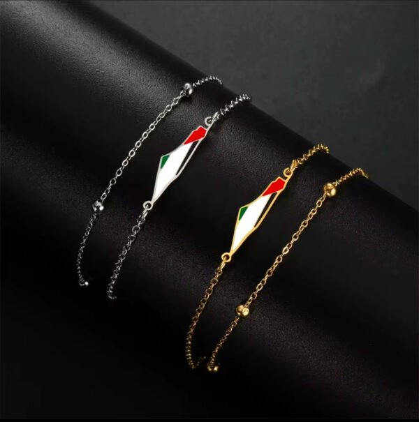 stainless palestina armband