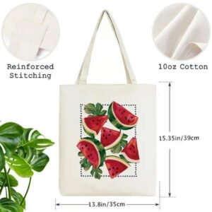 Watermeloen totebag white