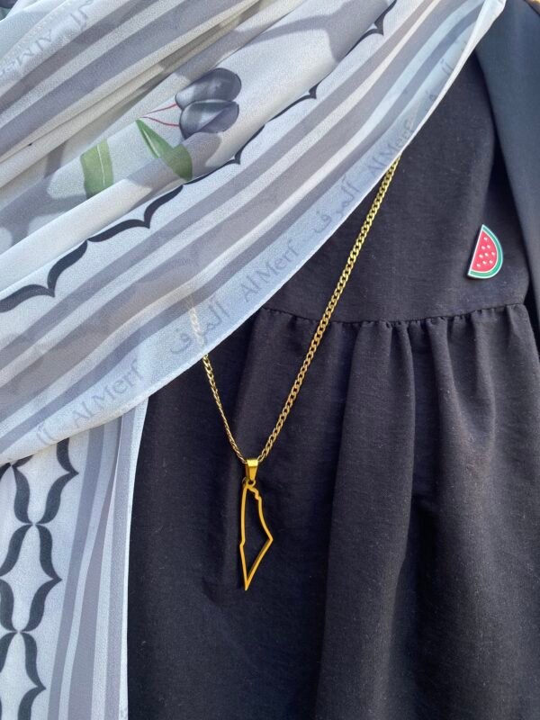 Palestina Ketting stainless