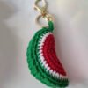 Handmade watermeloen sleutelhanger