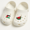Crocs accessoires Palestina vlag / watermeloen