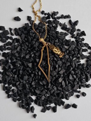 Stainless Hanzala ketting 18Karaat verguld