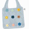🌸Gebreide Tas met Bloemen 🌸