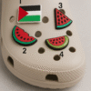 Crocs accessoires Palestina vlag / watermeloen