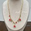 Stainless steel watermelon necklace