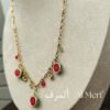 Stainless steel watermelon necklace