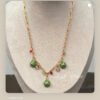 Stainless steel watermelon necklace
