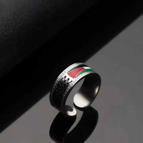 IMG_9648 Palestina vlag Ring stainless steel rvs