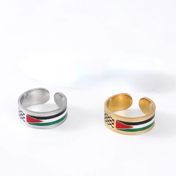 IMG_9649 Palestina vlag Ring stainless steel rvs