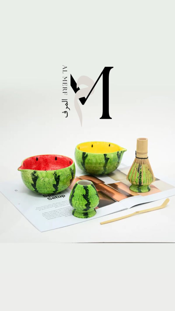 Keramiek Watermeloen Matcha set 🍉