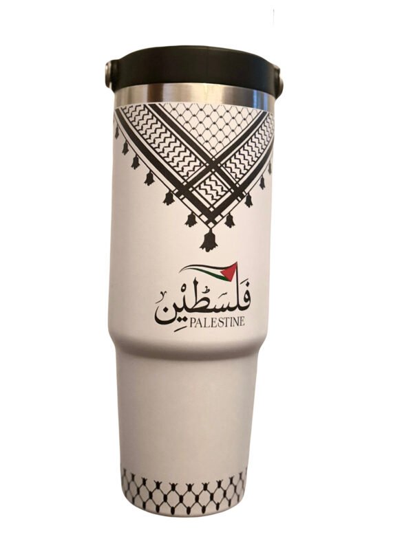 Palestina Keffiyah waterfles roestvrij staal 2
